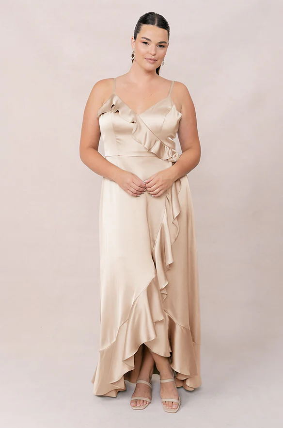 Paloma Satin Dress | Made To Order - Image 90