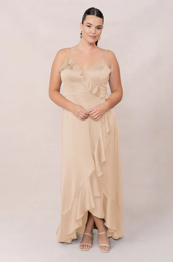 Paloma Satin Dress | Made To Order - Image 92