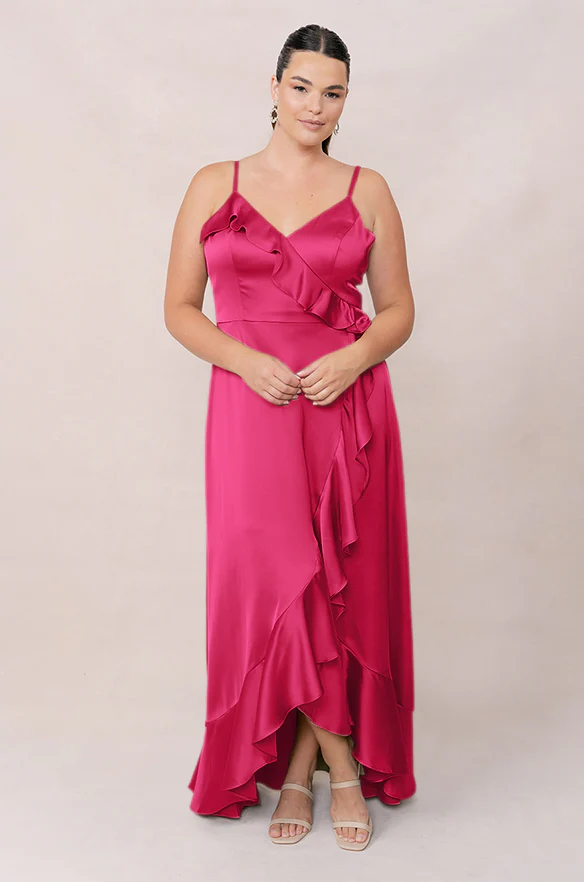 Paloma Satin Dress | Made To Order - Image 94