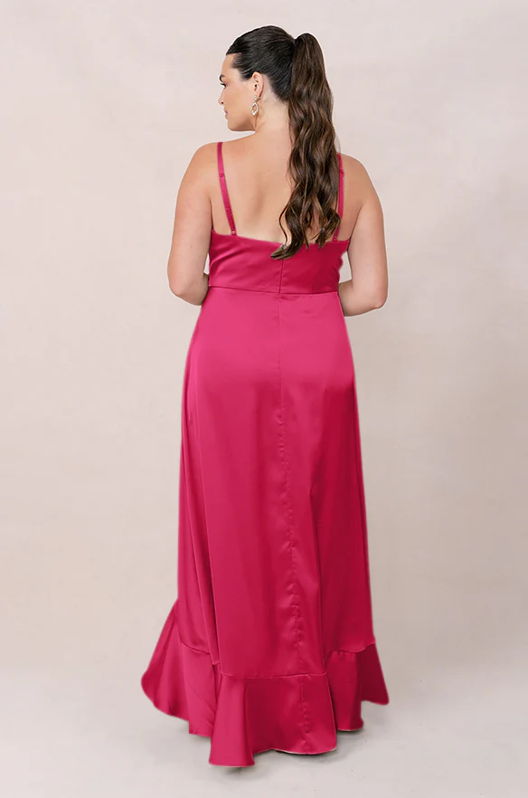 Paloma Satin Dress | Made To Order - Image 95
