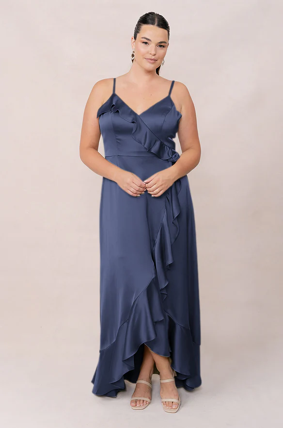Paloma Satin Dress | Made To Order - Image 96