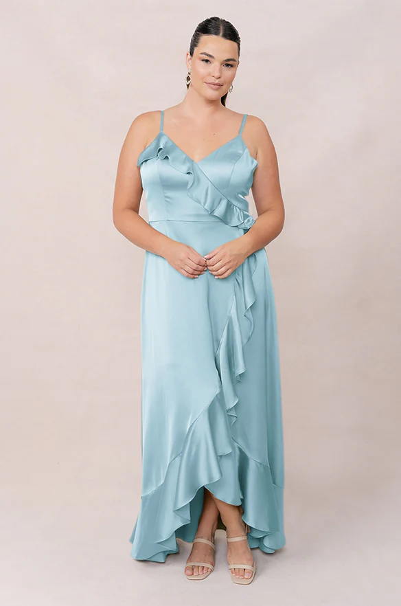 Paloma Satin Dress | Made To Order - Image 98