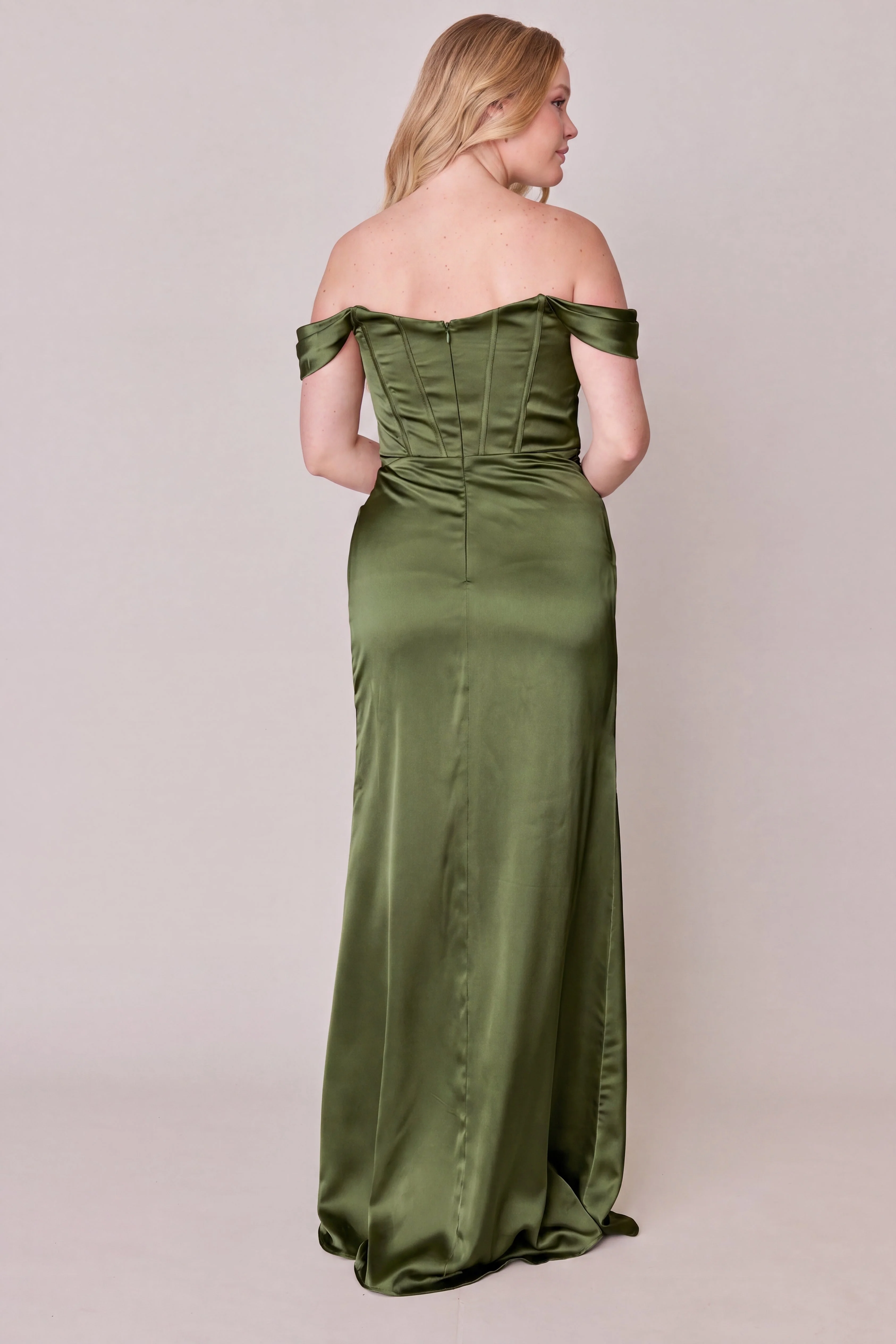 Paris Satin Dress | Made To Order - Image 173
