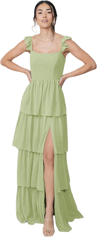 Poppy Chiffon Dress | Made To Order - Image 180