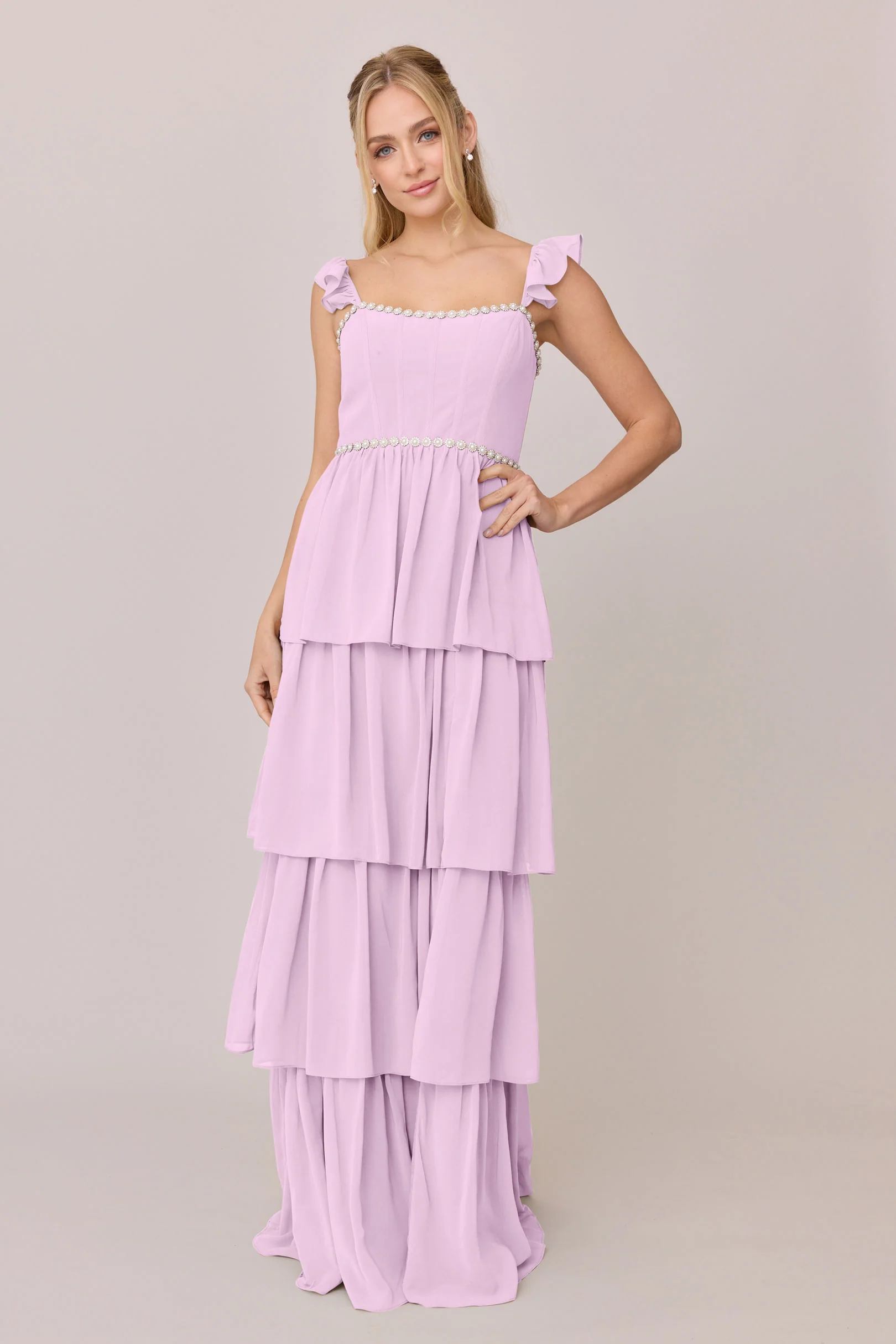 Poppy Luxe Chiffon Dress | Made To Order - Image 41