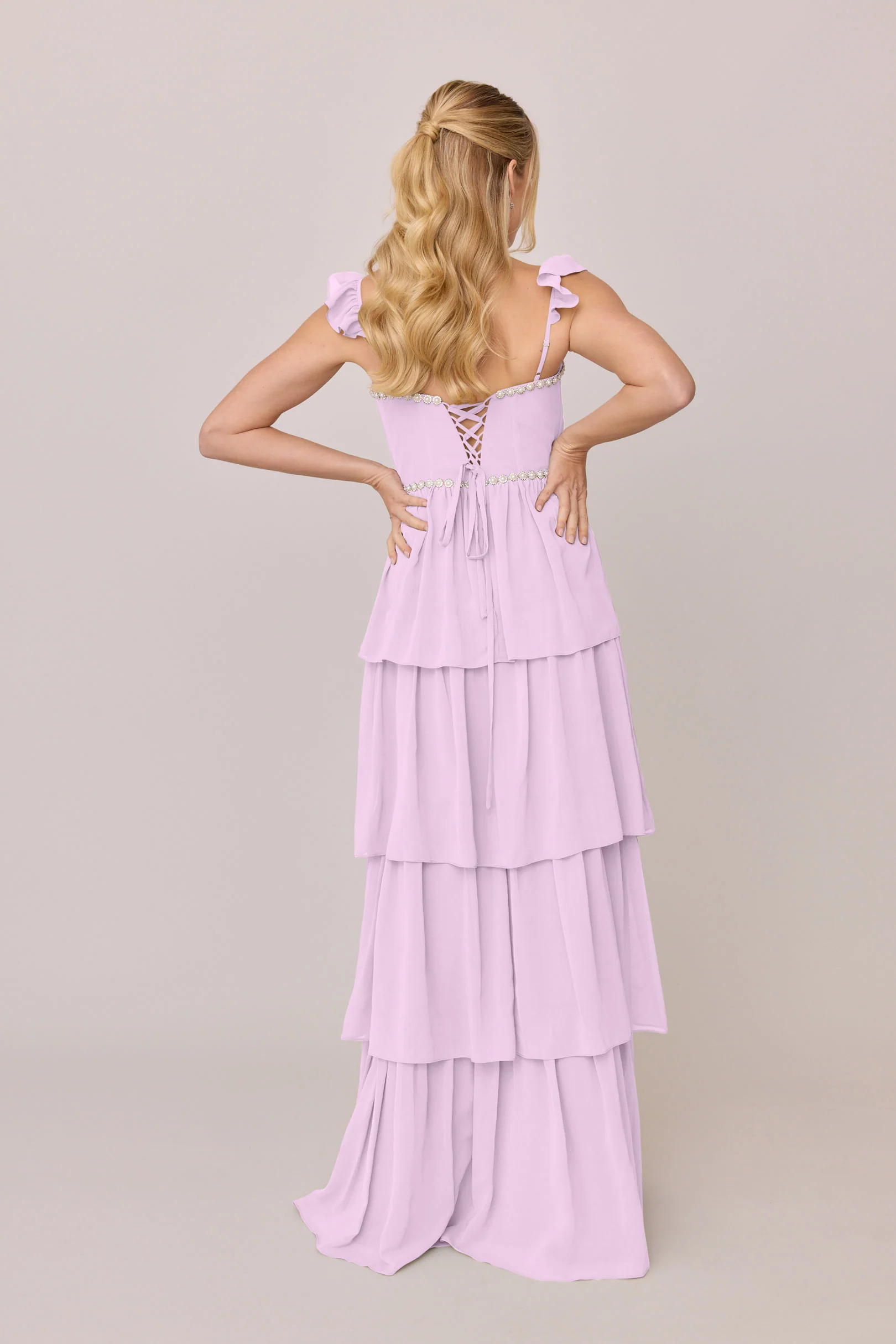 Poppy Luxe Chiffon Dress | Made To Order - Image 42
