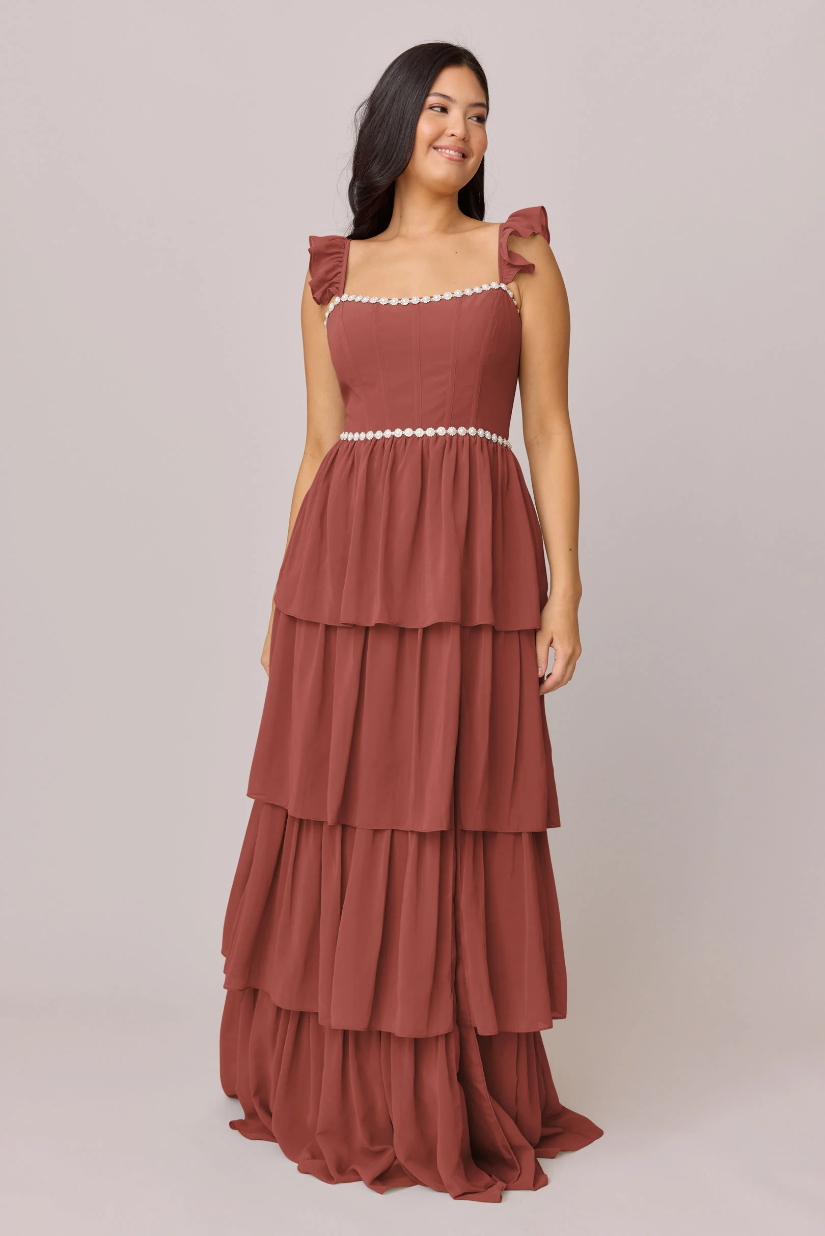 Poppy Luxe Chiffon Dress | Made To Order - Image 95