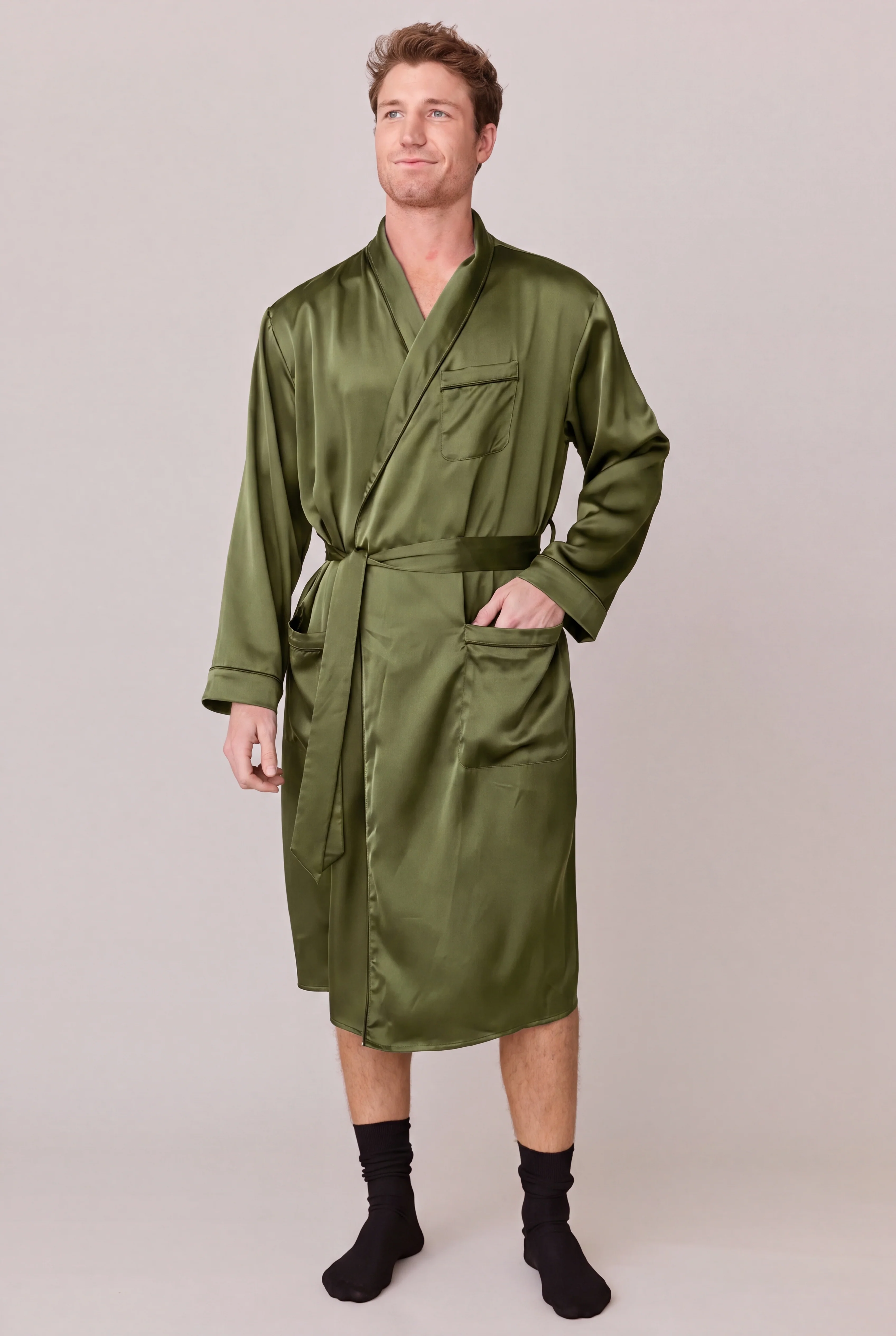Pre-Game Satin Robe | Made To Order - Image 111