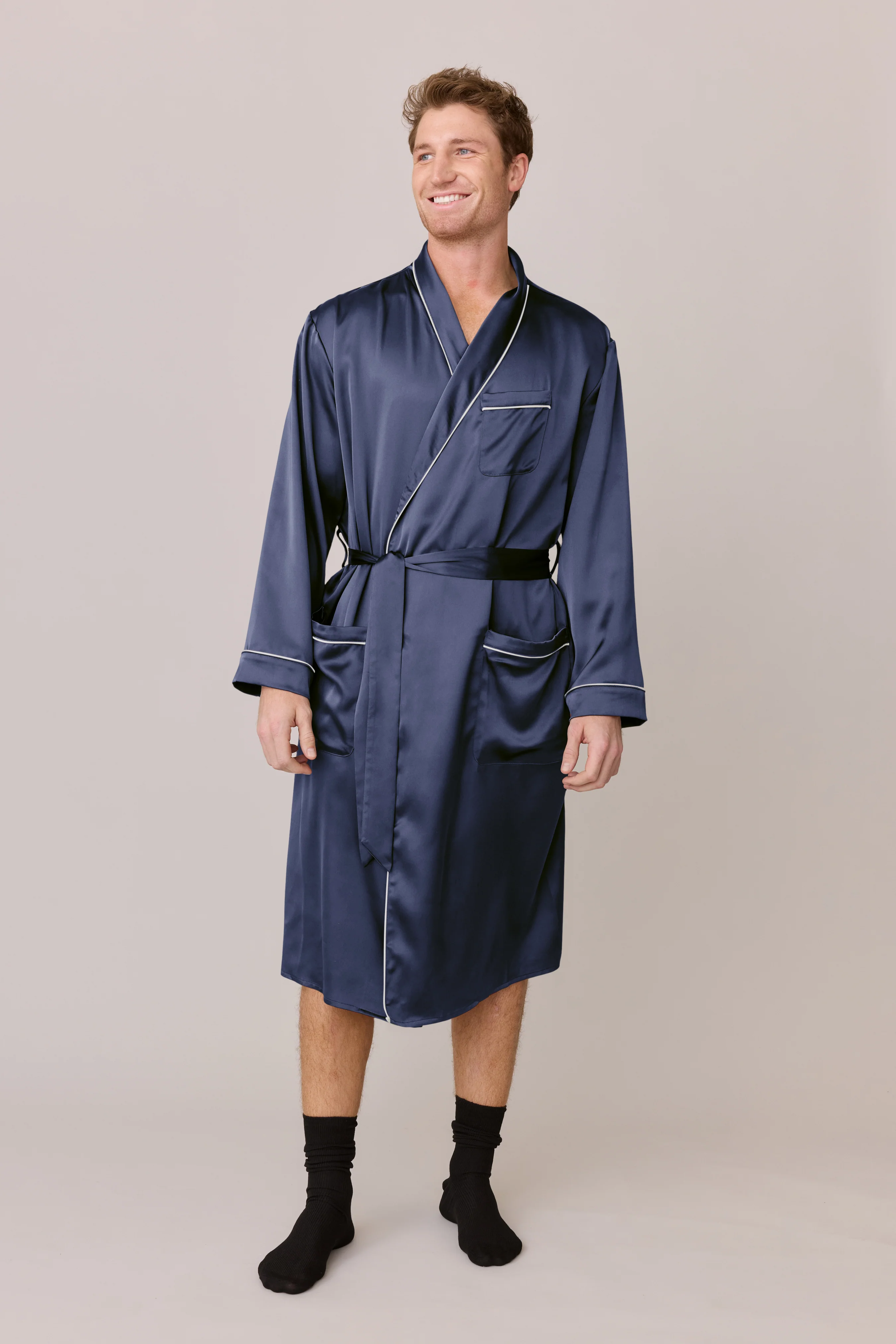 Pre-Game Satin Robe | Made To Order - Image 28
