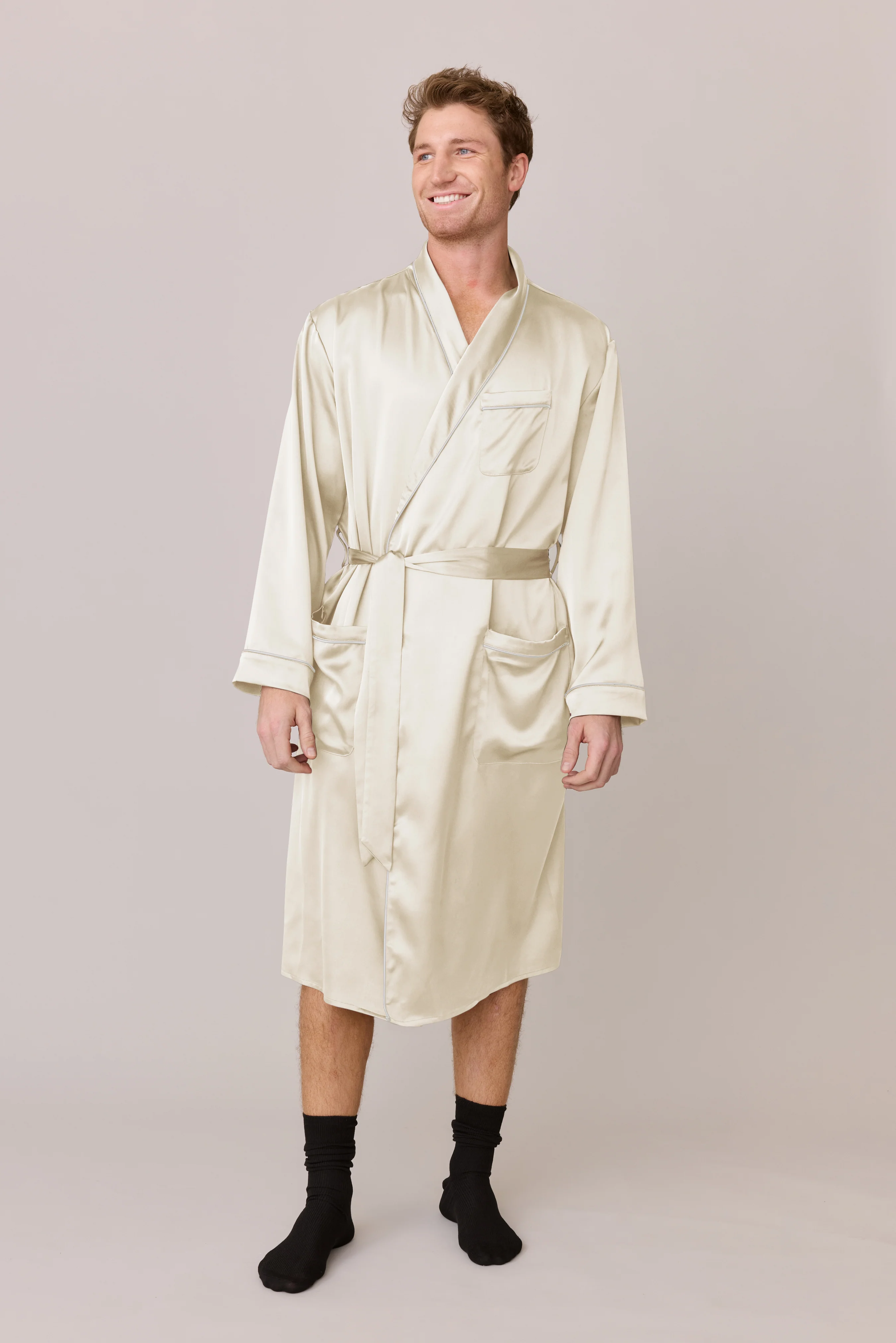 Pre-Game Satin Robe | Made To Order - Image 35