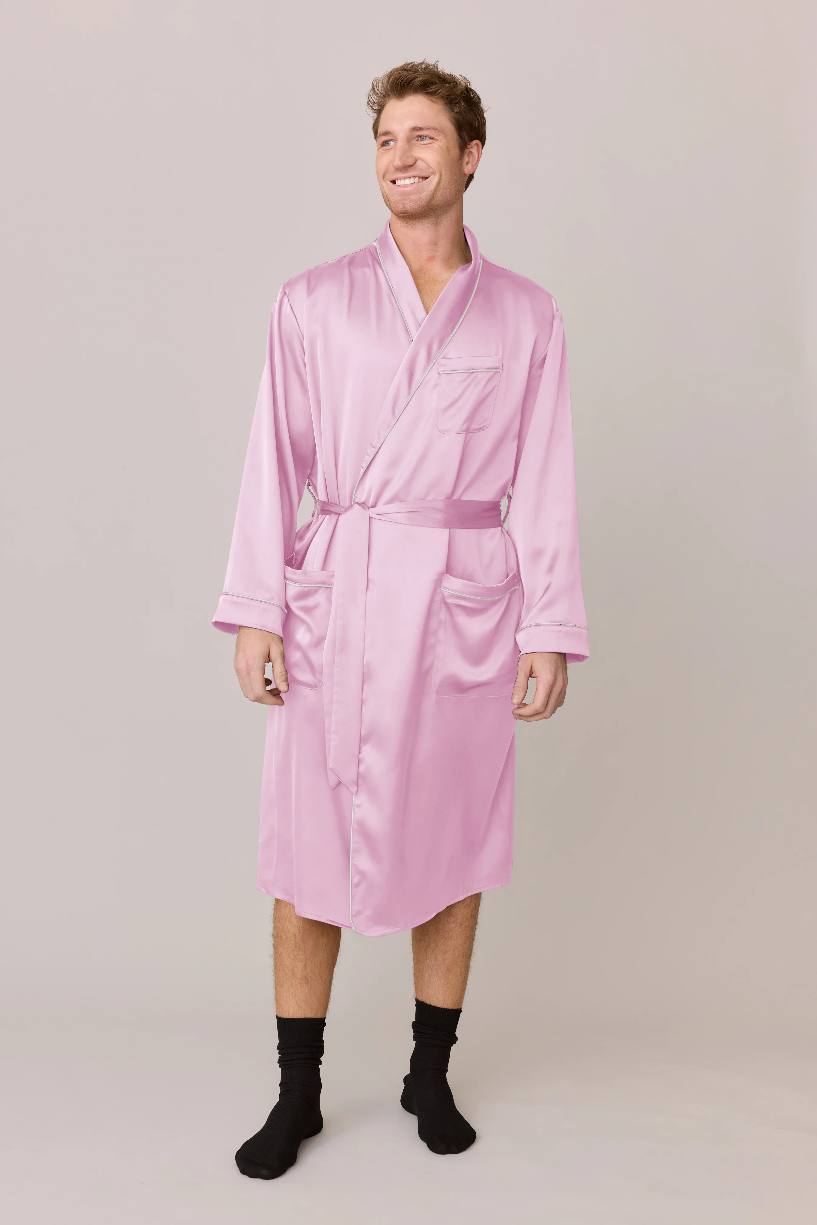 Pre-Game Satin Robe | Made To Order - Image 41
