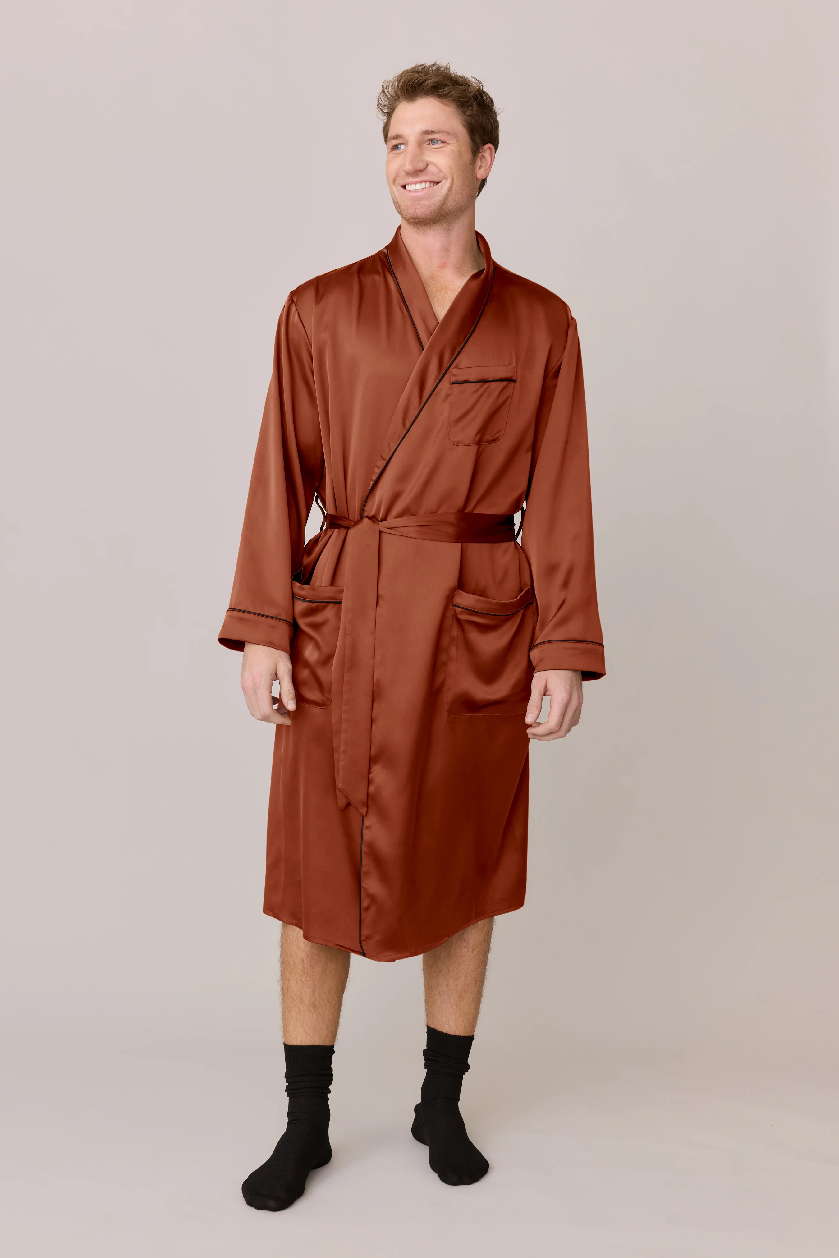 Pre-Game Satin Robe | Made To Order - Image 45