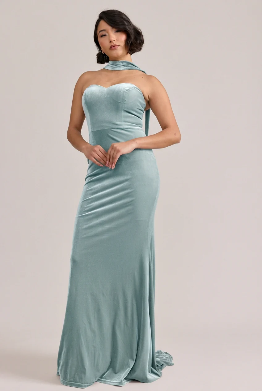 Quinn Velvet Dress | Made To Order - Image 37