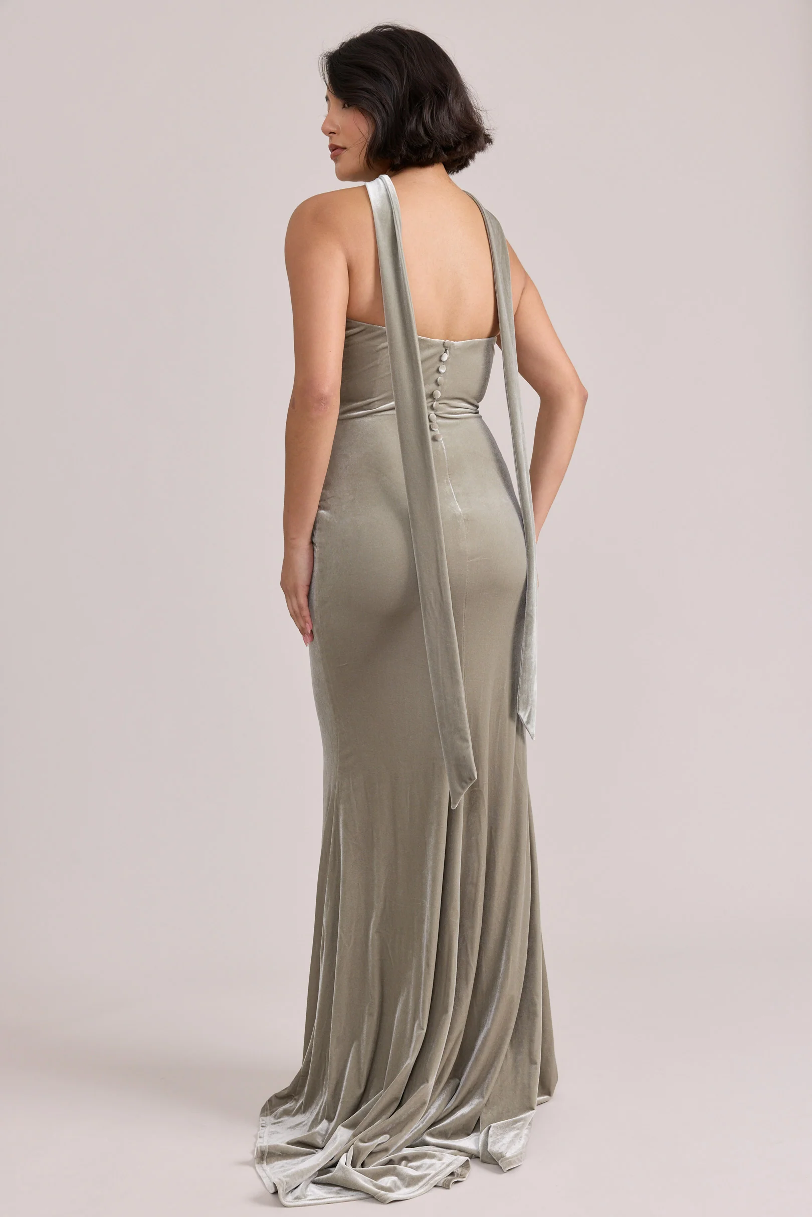 Quinn Velvet Dress | Made To Order - Image 44