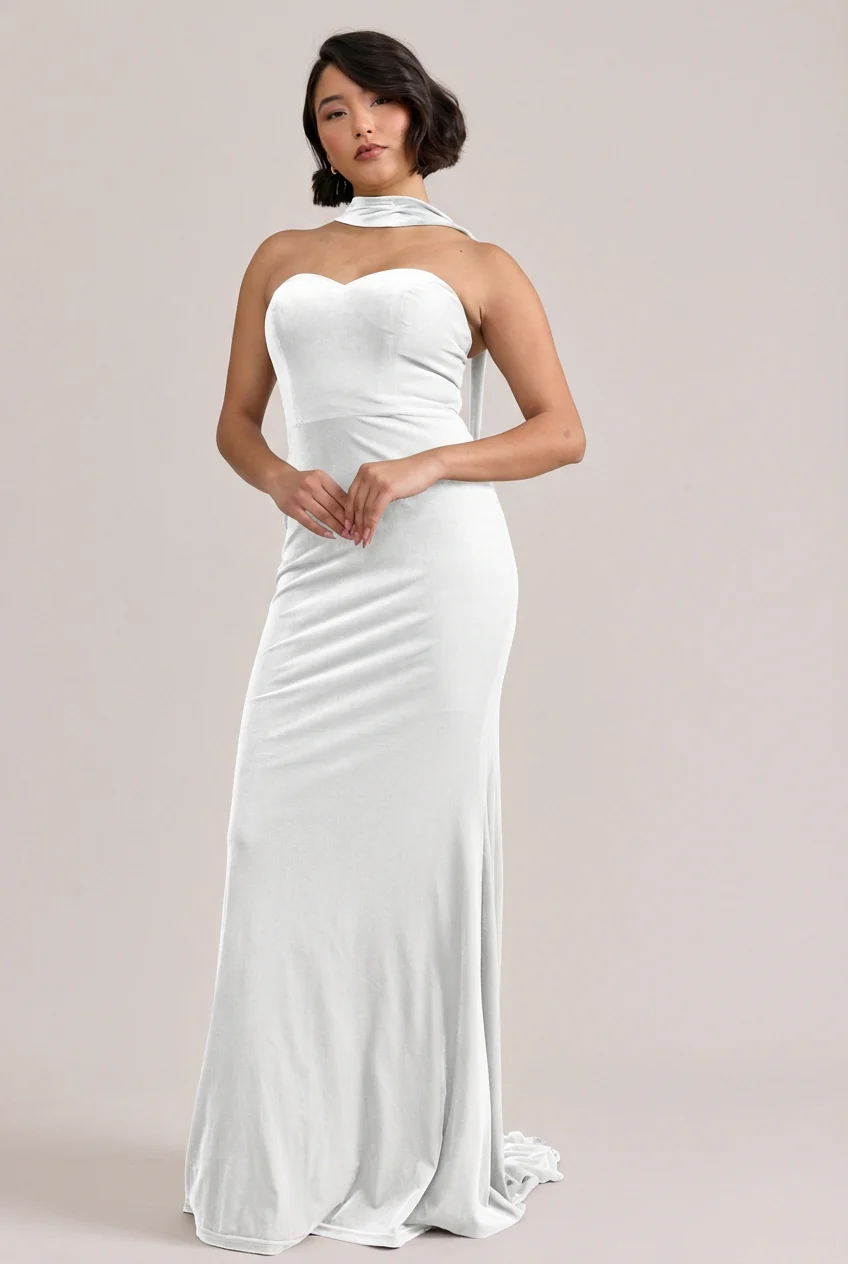 Quinn Velvet Dress | Made To Order - Image 47