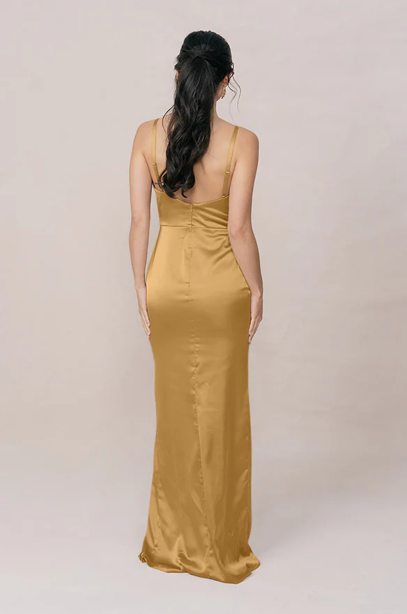 Rava Satin Dress | Made To Order - Image 94