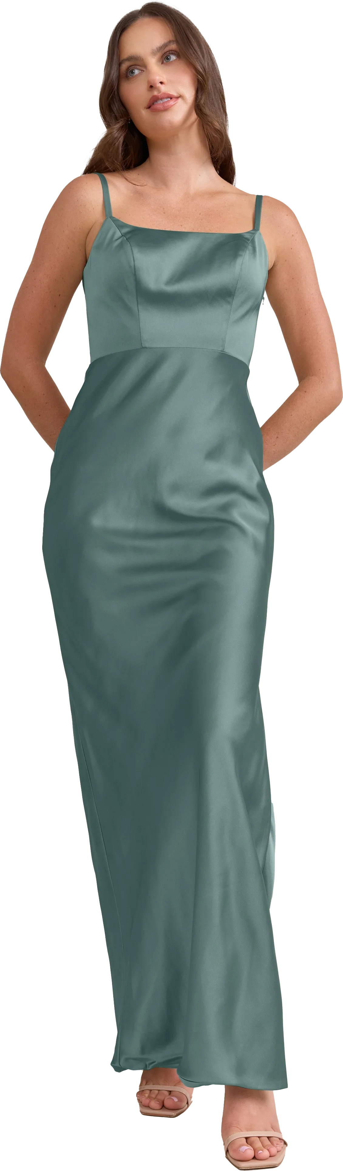 Remi Satin Dress | Made To Order - Image 198