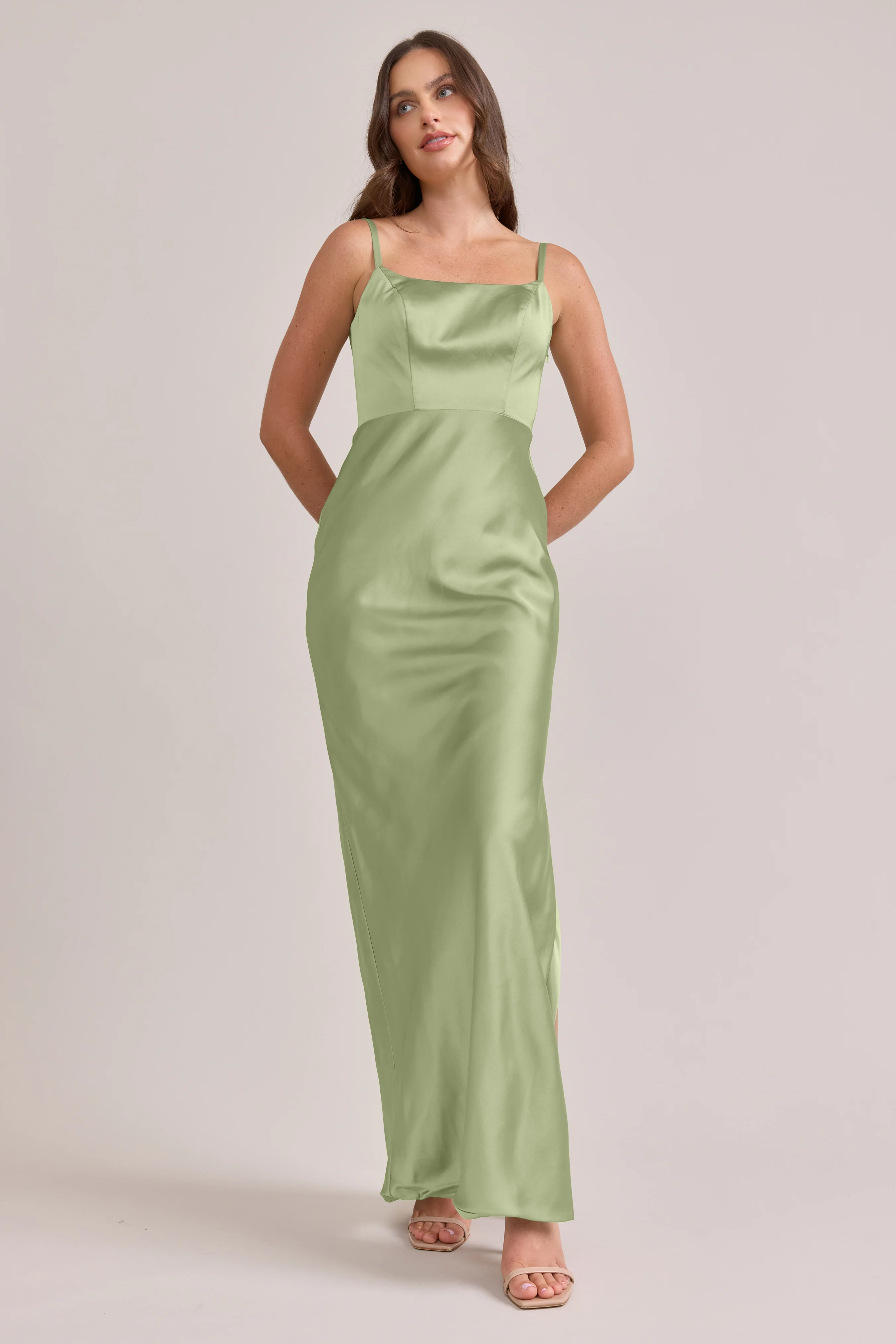 Remi Satin Dress | Made To Order - Image 85
