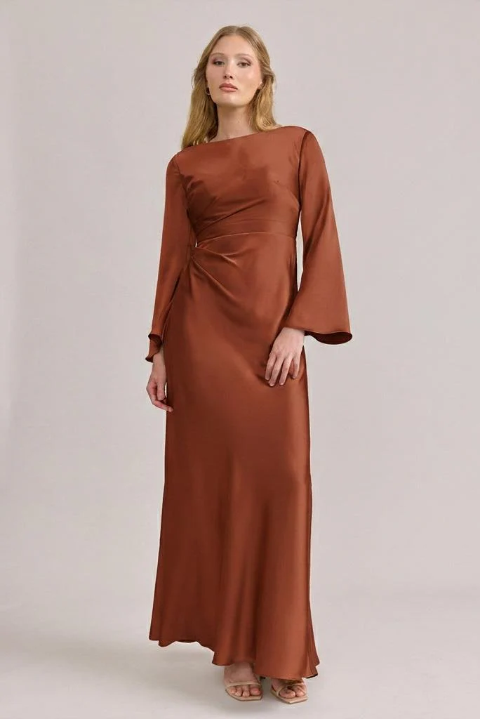Rhiannon Satin Dress | Made To Order - Image 112