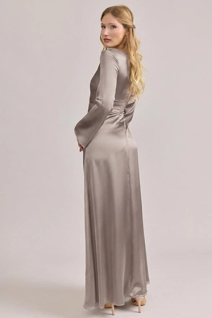 Rhiannon Satin Dress | Made To Order - Image 117