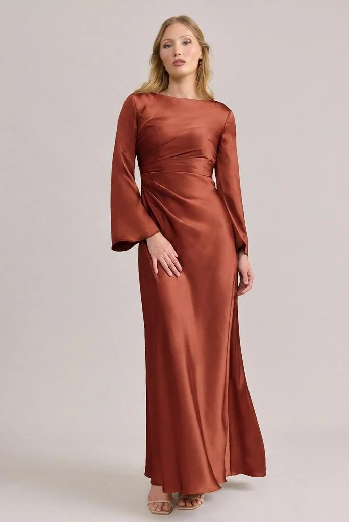Rhiannon Satin Dress | Made To Order - Image 118