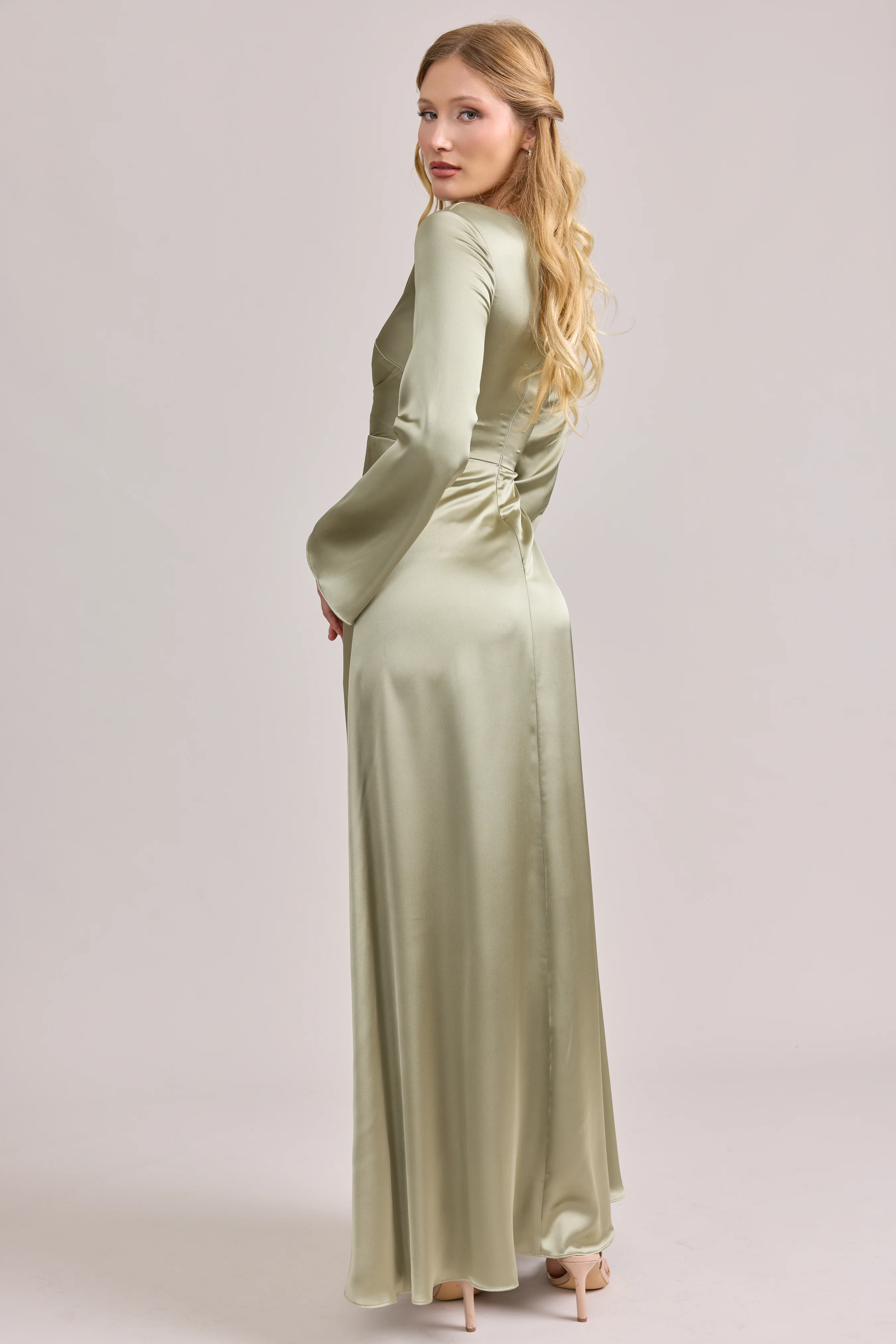 Rhiannon Satin Dress | Made To Order - Image 130