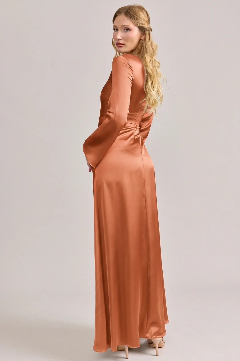 Rhiannon Satin Dress | Made To Order - Image 134