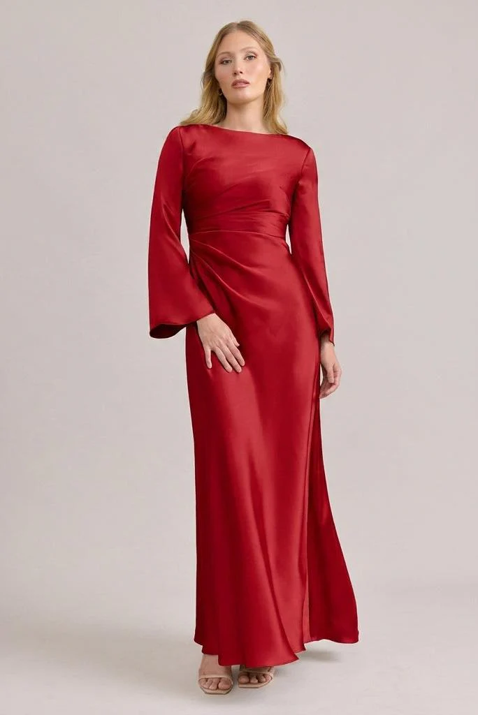 Rhiannon Satin Dress | Made To Order - Image 135