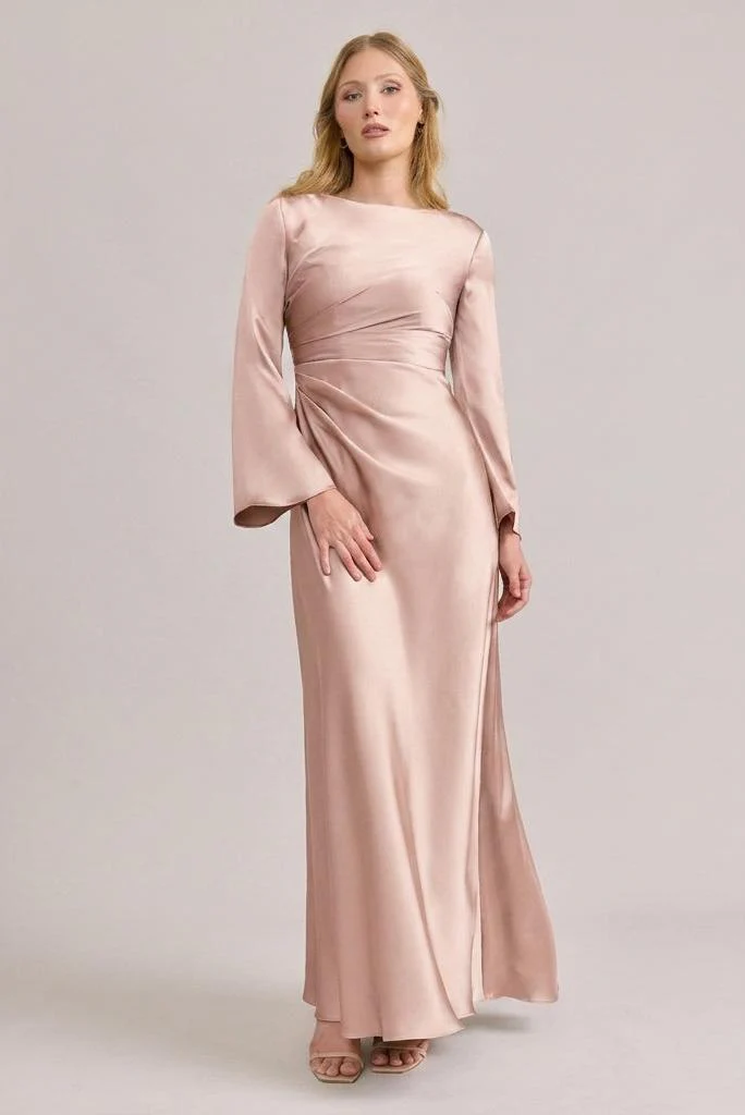 Rhiannon Satin Dress | Made To Order - Image 136