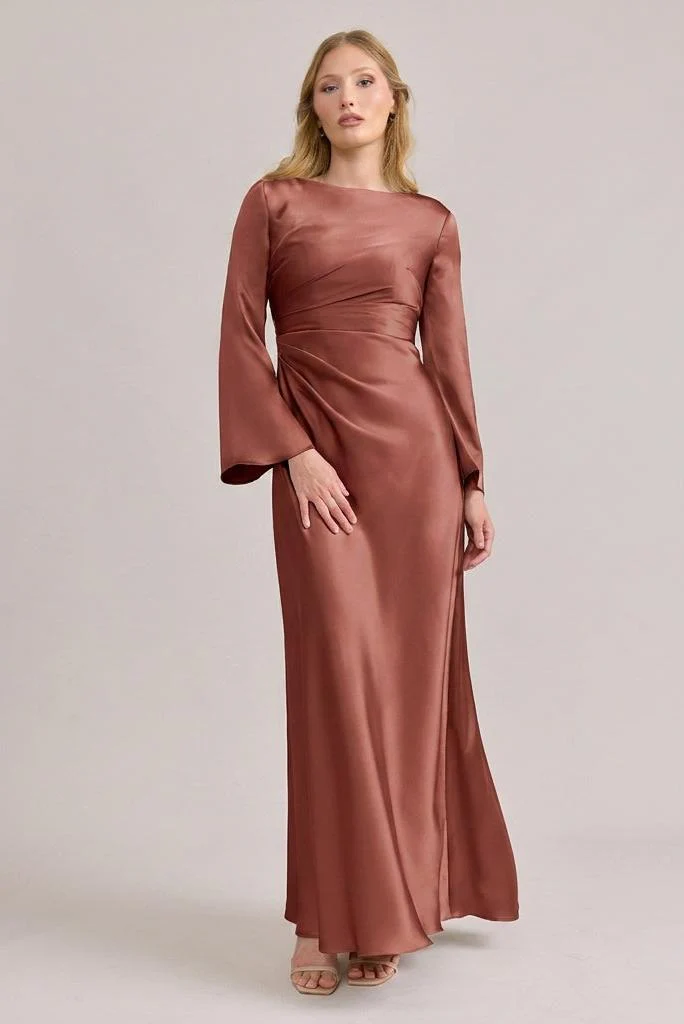 Rhiannon Satin Dress | Made To Order - Image 138