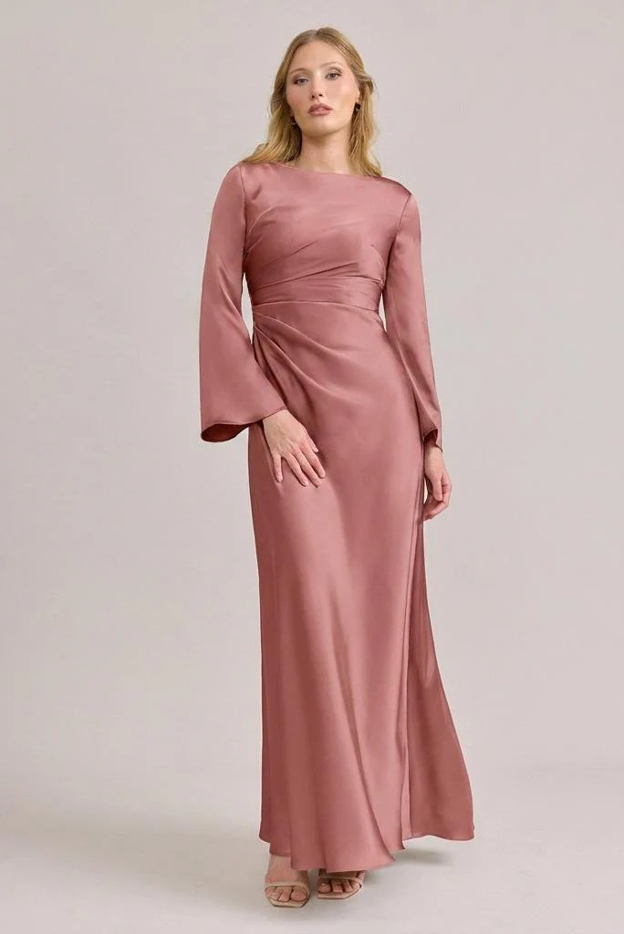 Rhiannon Satin Dress | Made To Order - Image 139