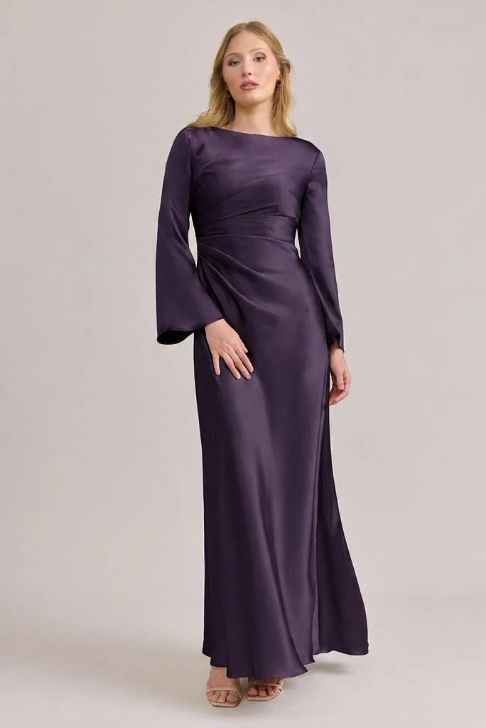 Rhiannon Satin Dress | Made To Order - Image 142