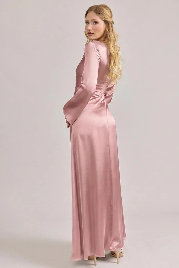 Rhiannon Satin Dress | Made To Order - Image 146