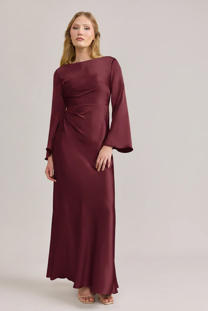Rhiannon Satin Dress | Made To Order - Image 15