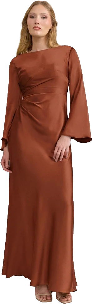 Rhiannon Satin Dress | Made To Order - Image 209