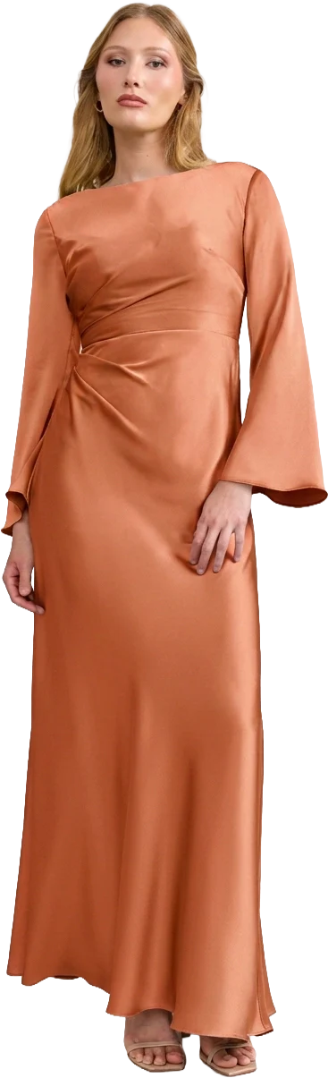 Rhiannon Satin Dress | Made To Order - Image 213