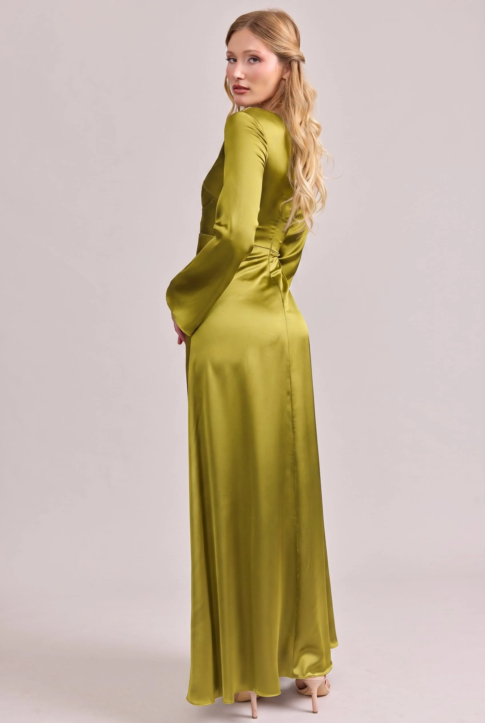 Rhiannon Satin Dress | Made To Order - Image 225