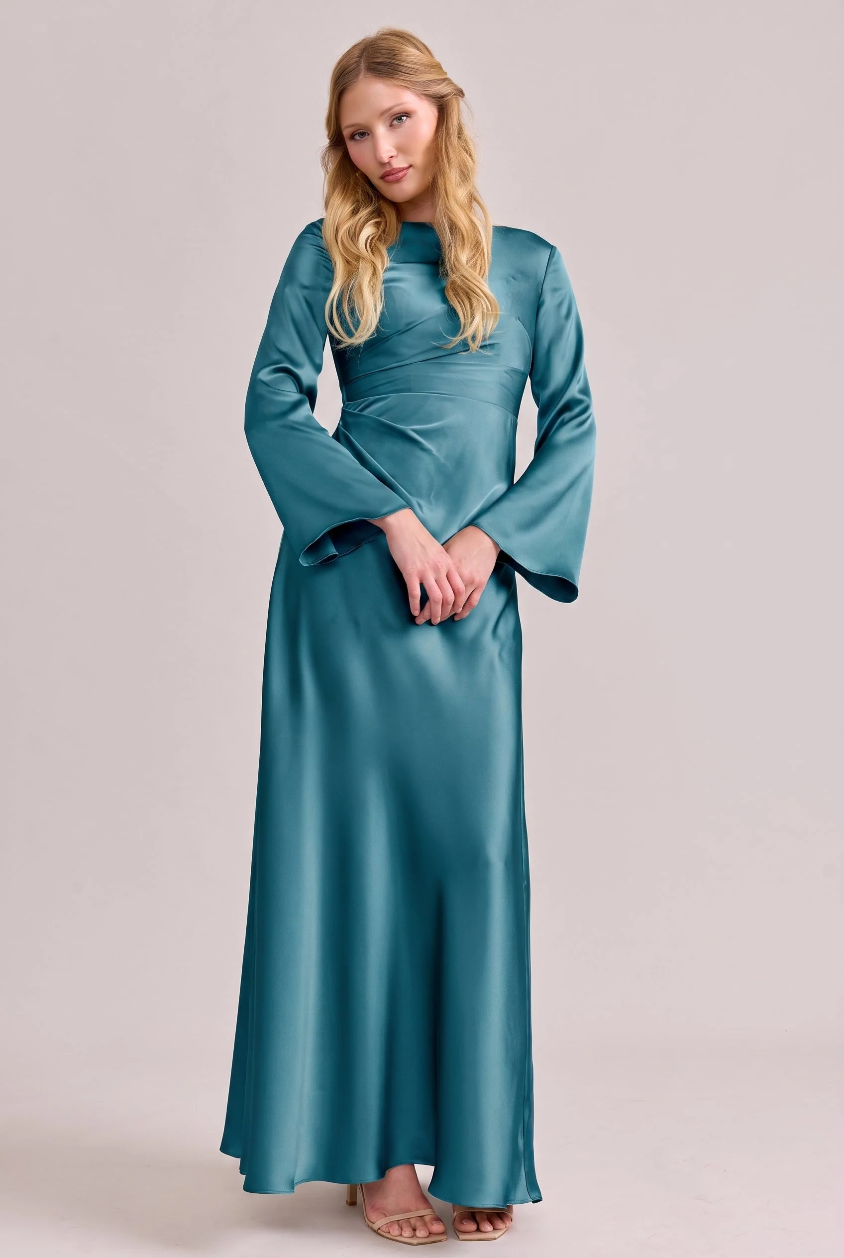 Rhiannon Satin Dress | Made To Order - Image 226