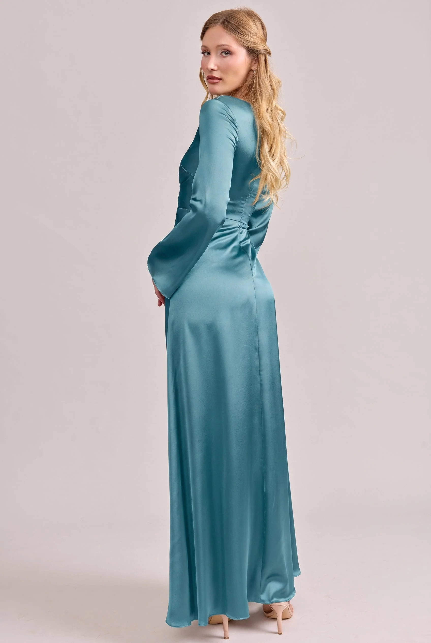 Rhiannon Satin Dress | Made To Order - Image 227