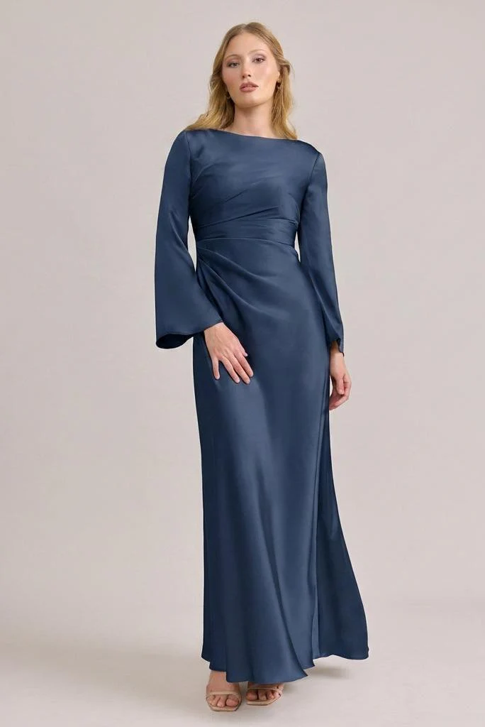 Rhiannon Satin Dress | Made To Order - Image 28