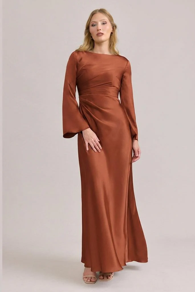 Rhiannon Satin Dress | Made To Order - Image 30
