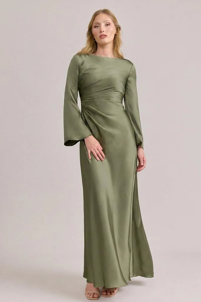 Rhiannon Satin Dress | Made To Order - Image 43