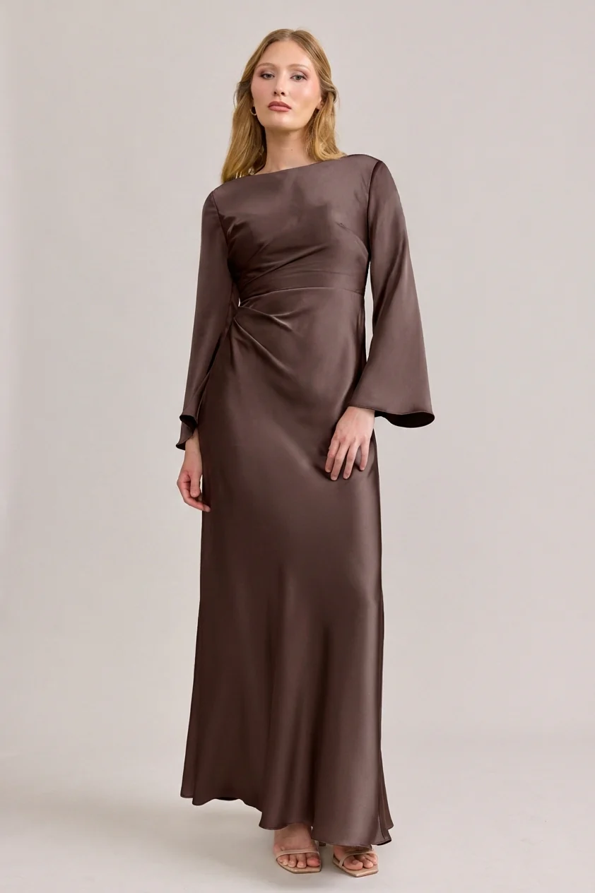 Rhiannon Satin Dress | Made To Order - Image 63