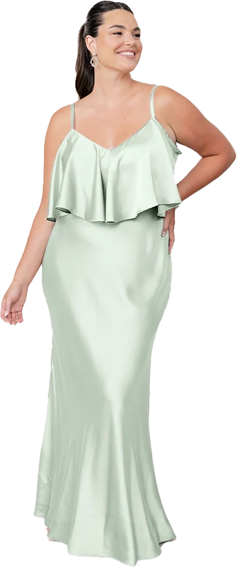 Riley Convertible Satin Dress | Made To Order - Image 156