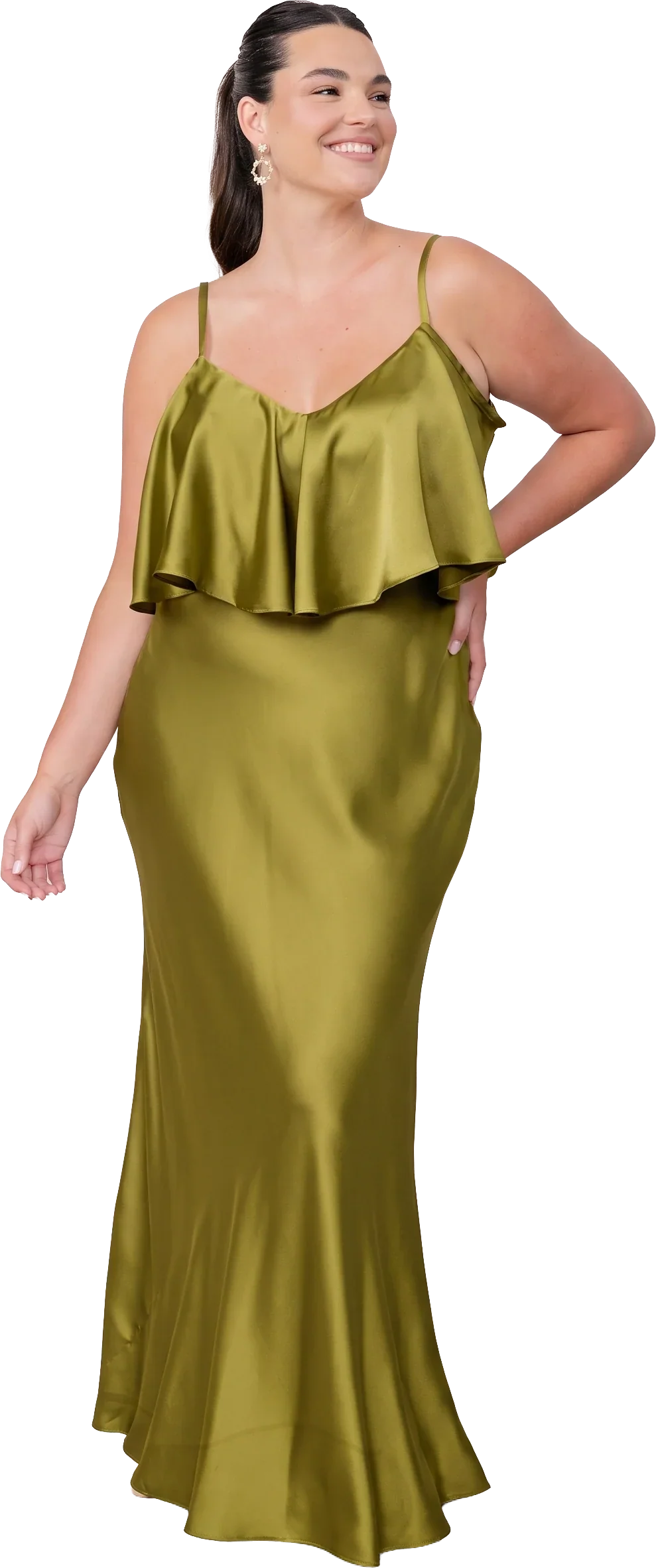 Riley Convertible Satin Dress | Made To Order - Image 181