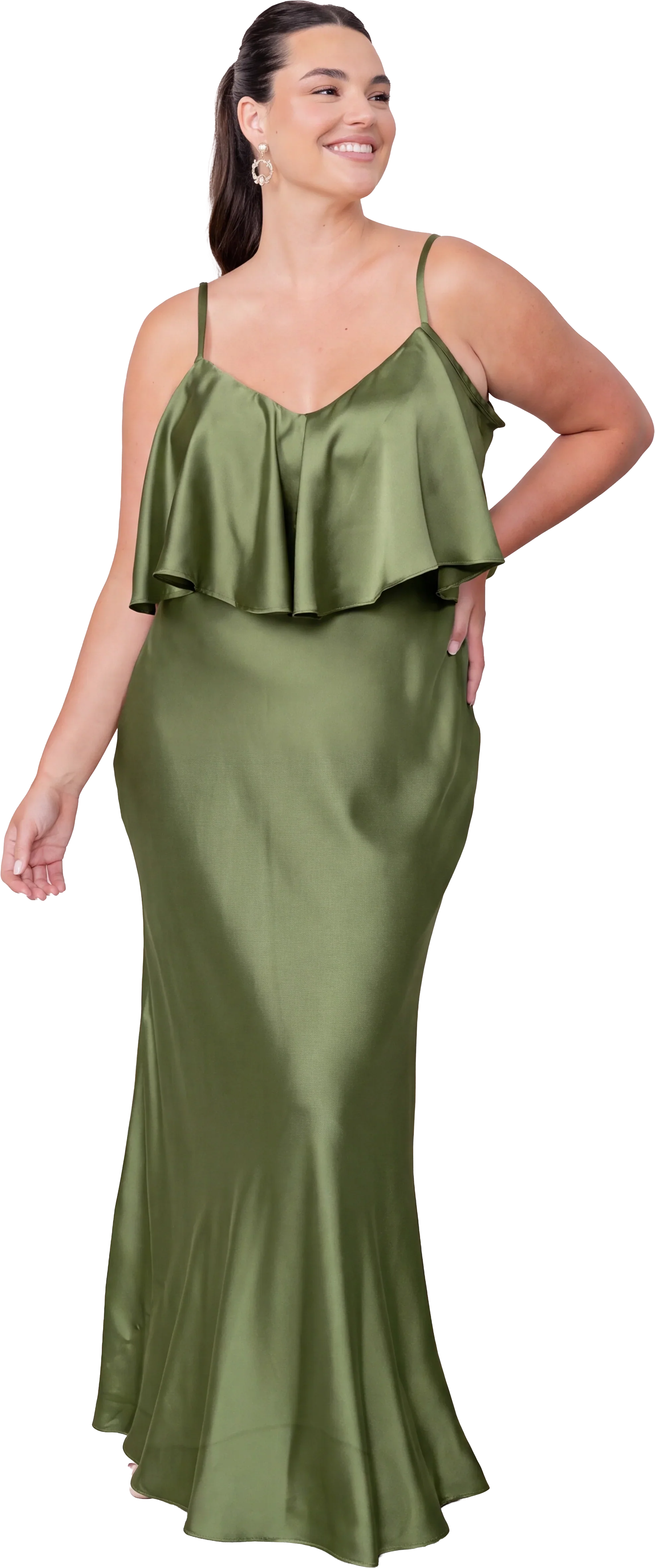 Riley Convertible Satin Dress | Made To Order - Image 182