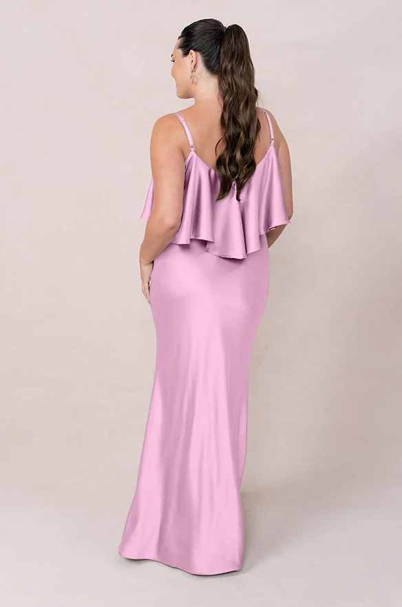 Riley Convertible Satin Dress | Made To Order - Image 8