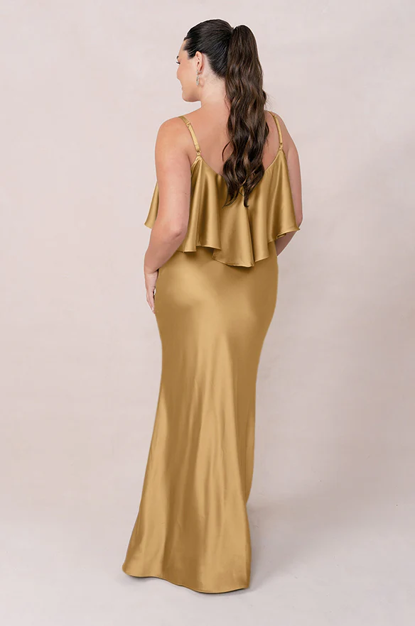 Riley Convertible Satin Dress | Made To Order - Image 92