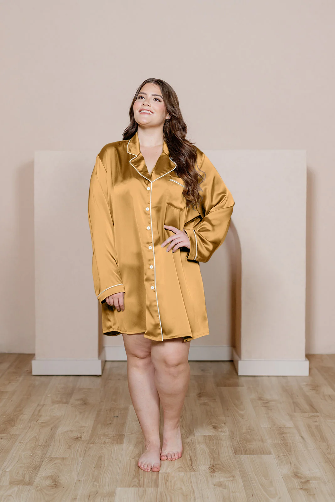 Rise n Shine Satin Sleep Dress | Made To Order - Image 40