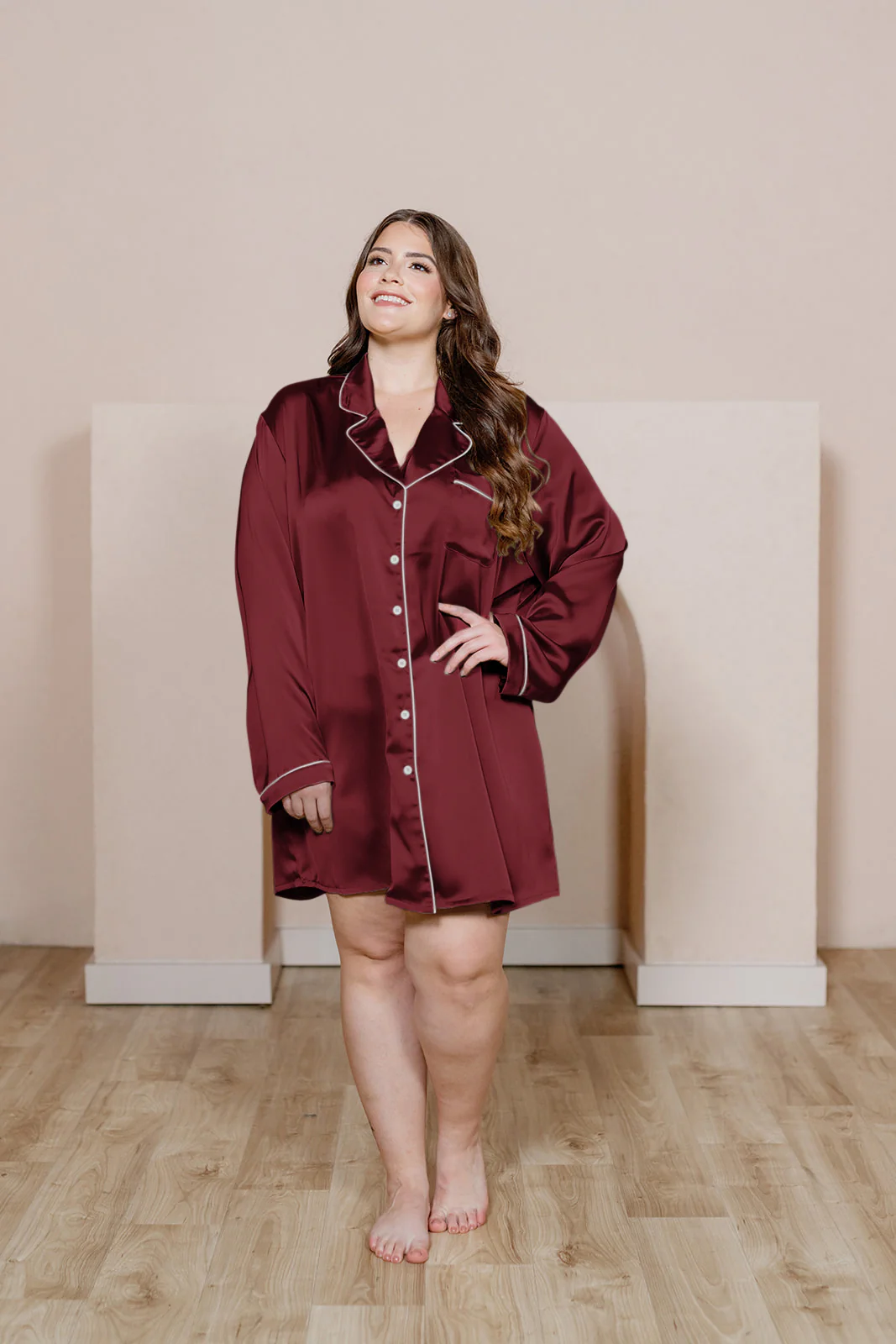 Rise n Shine Satin Sleep Dress | Made To Order - Image 56